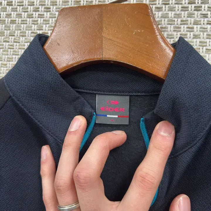 [BUNJANG] Eider Hiking Half-Zip Long Sleeve Shirt / 아이더 아웃도어 등산 반집업 긴팔티 M M11016