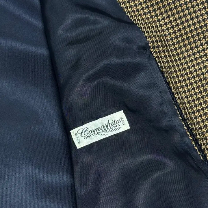 [BUNJANG] Camoshita Houndstooth Blouson / 카모시타 Camoshita 울 하운드투스 블루종