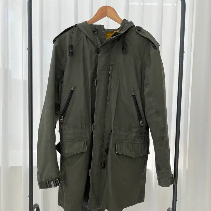 [SOLD OUT] 제냐 스포츠 3L-COTTON 야상 점퍼 S 카키