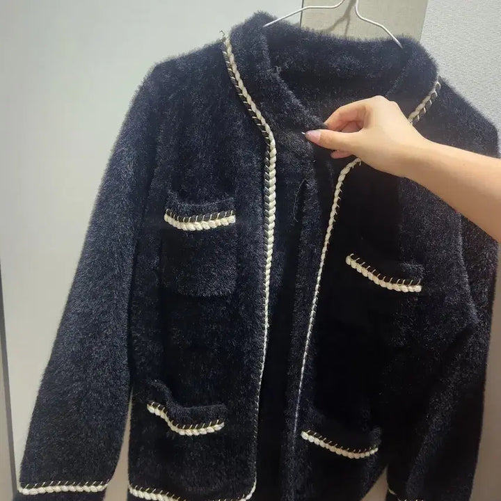 [BUNJANG] Black Cardigan / 봄  가디건