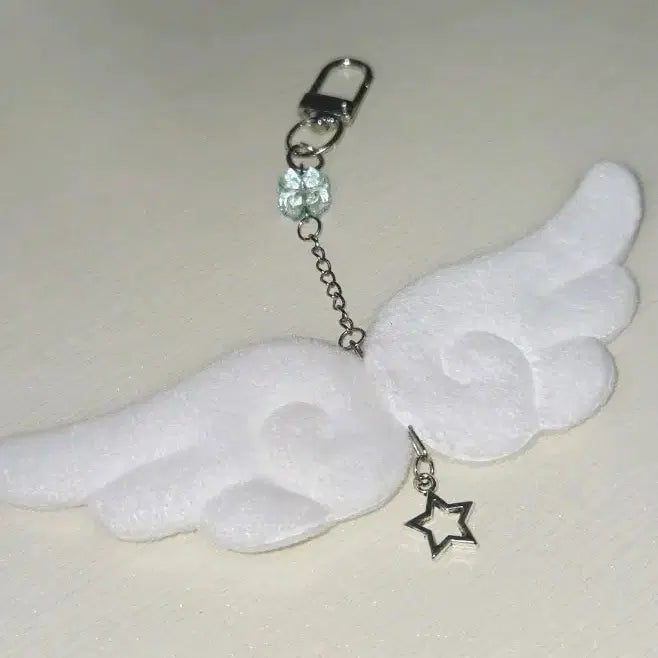 [BUNJANG] Angelcore Clover Wing Bead Keyring / 엔젤코어 비즈 키링 판매