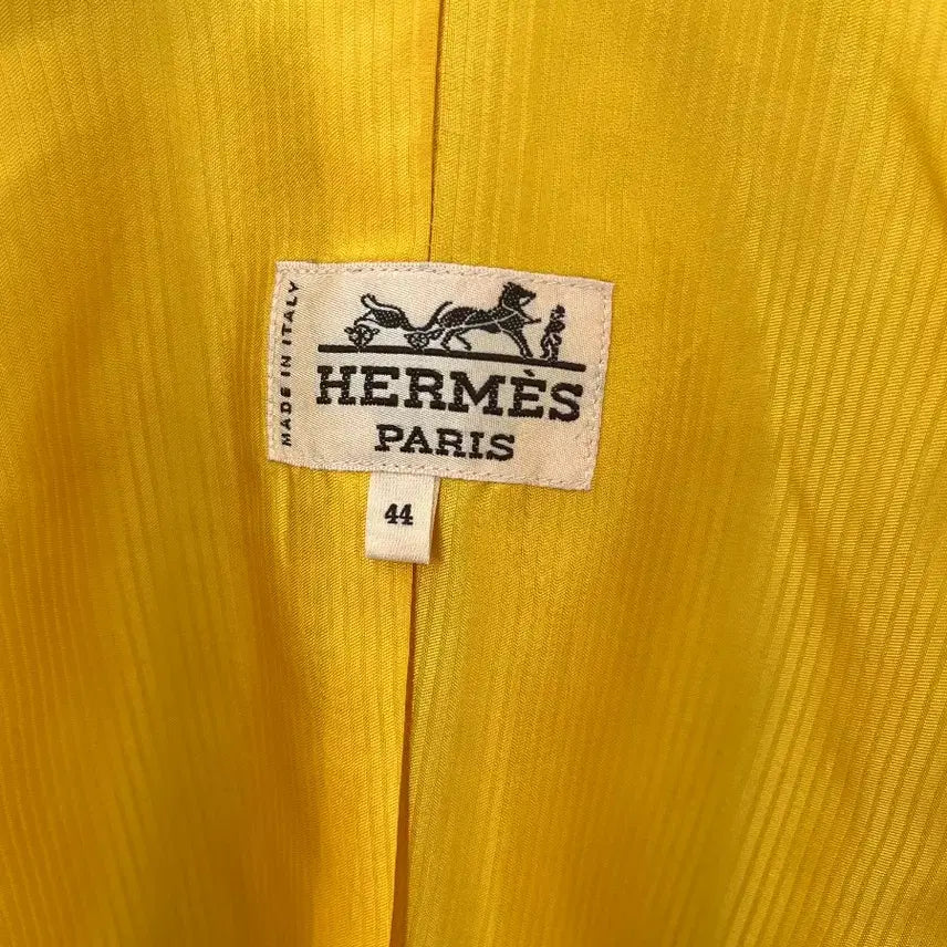 [BUNJANG] Hermes Yellow Wool Blazer 44 / 에르메스 옐로우 울 블레이저 44
