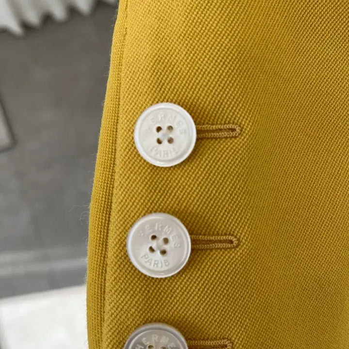 [BUNJANG] Hermes Yellow Wool Blazer 44 / 에르메스 옐로우 울 블레이저 44