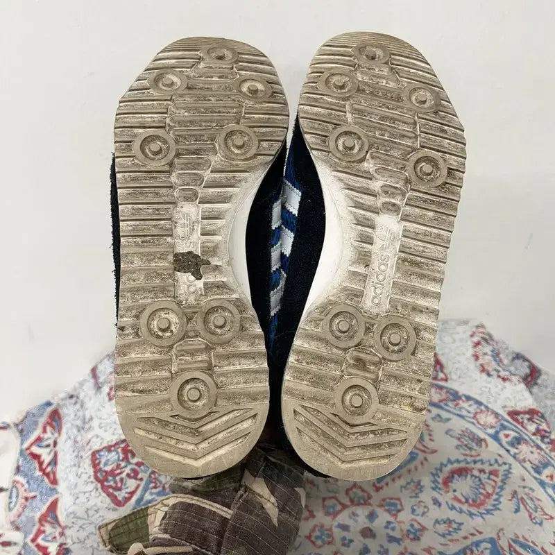 [BUNJANG] Adidas SL 72 Blue Leopard Sneakers 245 / 아디다스 SL 72 블루 레오파드 스니커즈 245 E01896