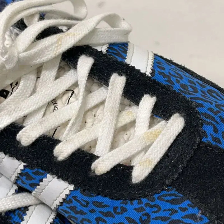 [BUNJANG] Adidas SL 72 Blue Leopard Sneakers 245 / 아디다스 SL 72 블루 레오파드 스니커즈 245 E01896