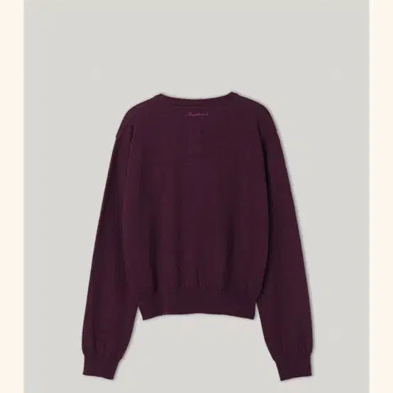 [BUNJANG] Smooth Mood Grape Burgundy Cardigan / 스무드무드 그레이프 버건디 가디건