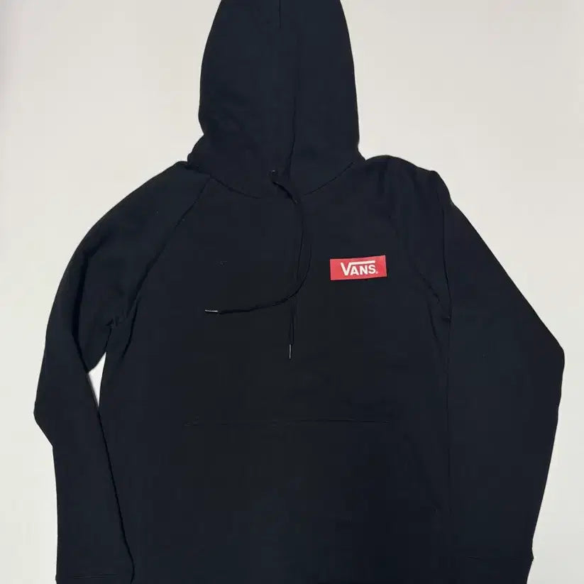 [BUNJANG] Vans Box Logo Street Hoodie (Black) / 반스 Vans 뒷 박스 로고 스트릿 후드티 M ~ L 블랙