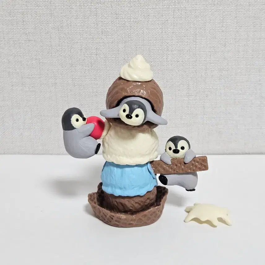 [BUNJANG] Epoch Penguin and Ice Cream Dessert Figure Bundle Set / 에폭 펭귄과 아이스크림 디저트 가챠 피규어 3종 일괄