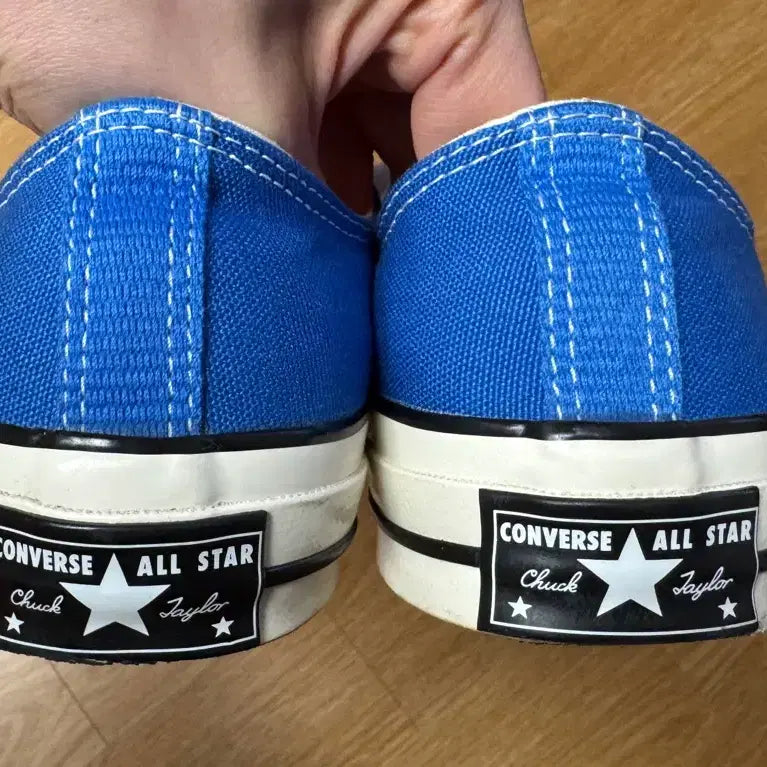 [BUNJANG] Converse Chuck 70 Taylor Low Imperial Blue Sneakers / 컨버스 척 70 테일러 로우 162061C 임페리얼 블루 265
