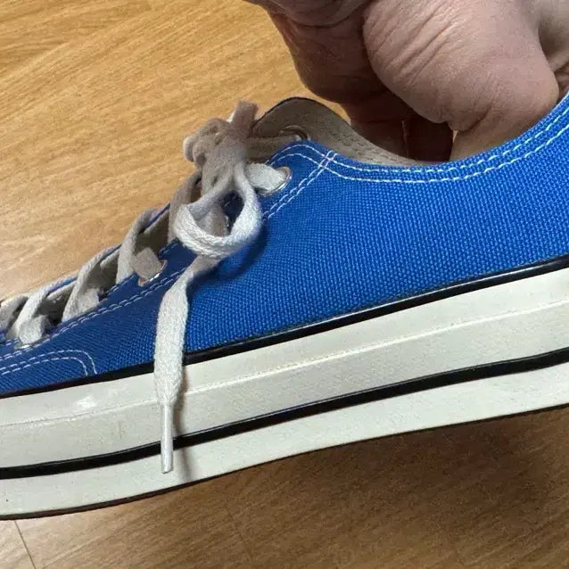 [BUNJANG] Converse Chuck 70 Taylor Low Imperial Blue Sneakers / 컨버스 척 70 테일러 로우 162061C 임페리얼 블루 265