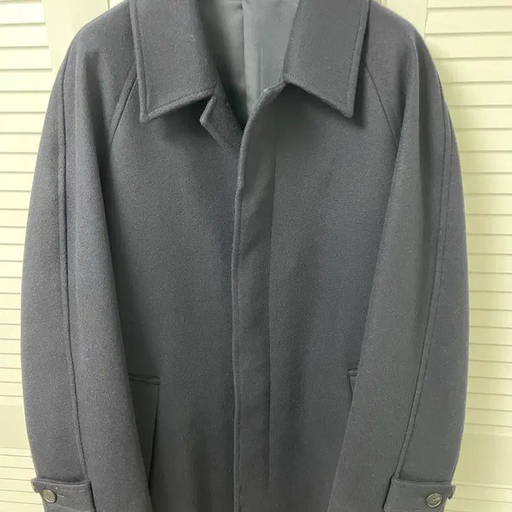 [BUNJANG] Mamagari Balmacaan Coat Navy / (50,xl)마마가리 발마칸 코트 네이비