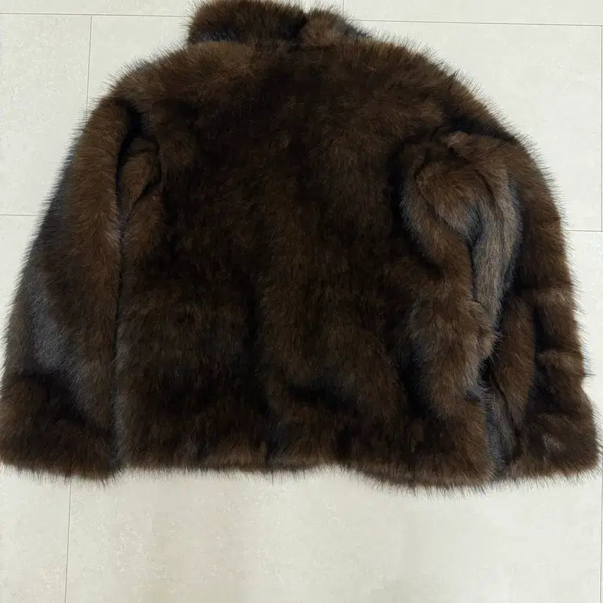 [BUNJANG] Arket Faux Fur Jacket XS Brown / (새상품) 아르켓 퍼 자켓 XS 브라운