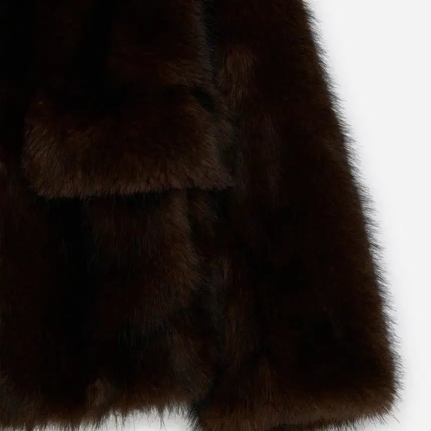 [BUNJANG] Arket Faux Fur Jacket XS Brown / (새상품) 아르켓 퍼 자켓 XS 브라운