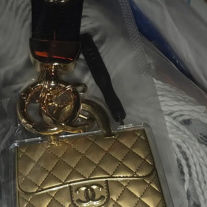 [BUNJANG] Gold Mini Bag Keyring / 금장 미니백 키링