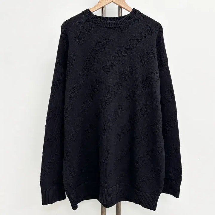 [BUNJANG] Balenciaga Multi Logo Knit Sweater / [M]발렌시아가 멀티로고 니트