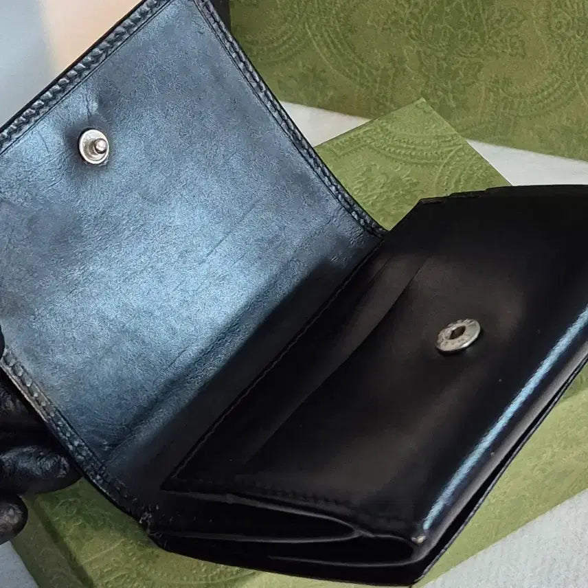 [BUNJANG] Gucci Black Bifold Wallet / 구찌 블랙 반지갑 (정품)
