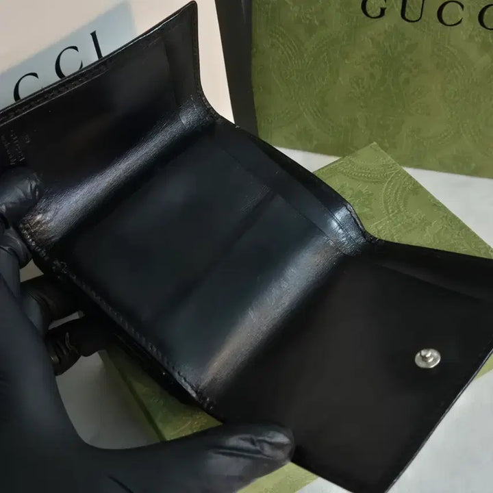 [BUNJANG] Gucci Black Bifold Wallet / 구찌 블랙 반지갑 (정품)