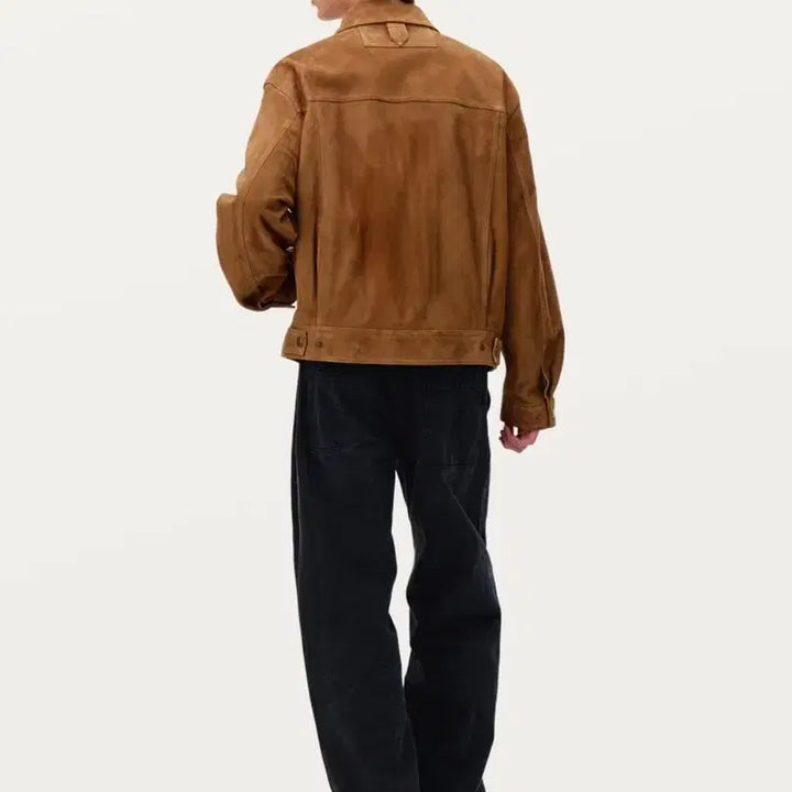 [BUNJANG] Solid Homme Suede Leather Jacket 52 / (새상품) 솔리드옴므 스웨이드 가죽 자켓 52