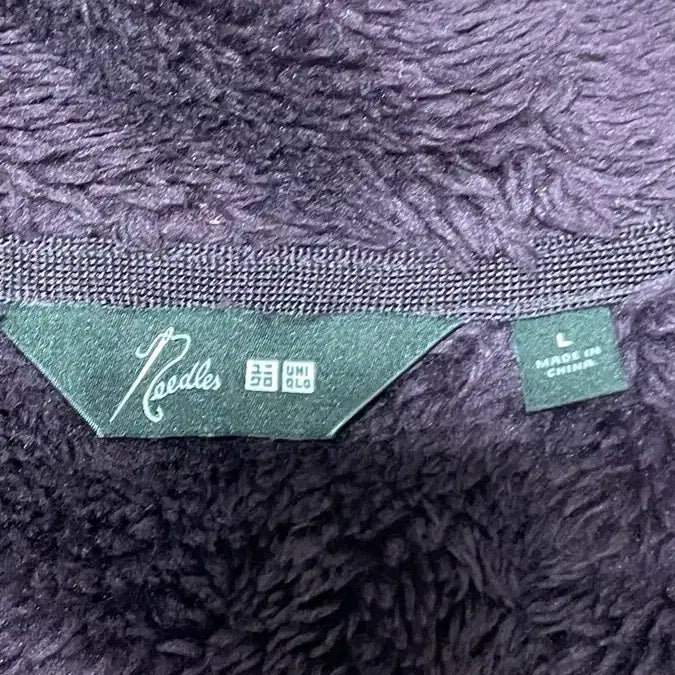 [BUNJANG] Needles x Uniqlo Fleece Jacket / [L] 니들스 x 유니클로 플리스 후리스 재킷 집업 자켓