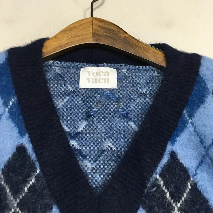 [BUNJANG] VOBAVOCA YooA Argyle Knit F / 보카바카 유아 아가일 니트 F