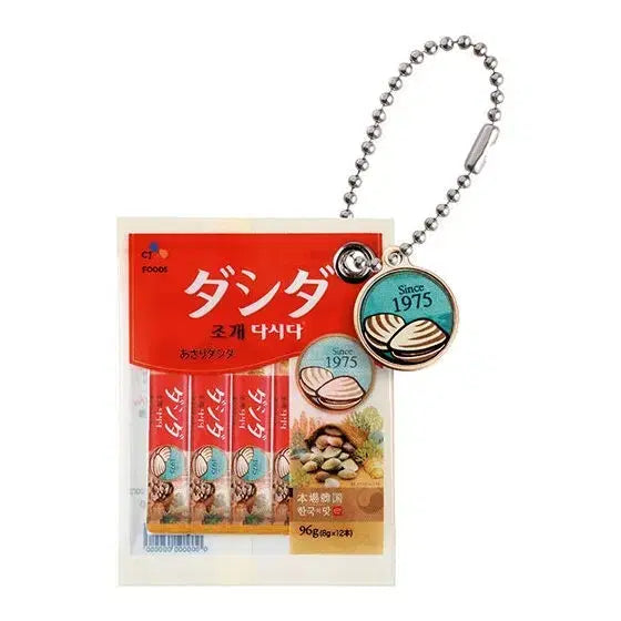 [SOLD OUT] 5종 세트 반다이 다시다 미니어처 참 키링 조미료 삼계탕 일본 식품 가챠