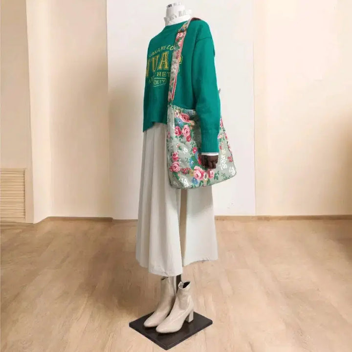 [BUNJANG] Baneike Asymmetrical Knit Top / 반에이크 언발 니트