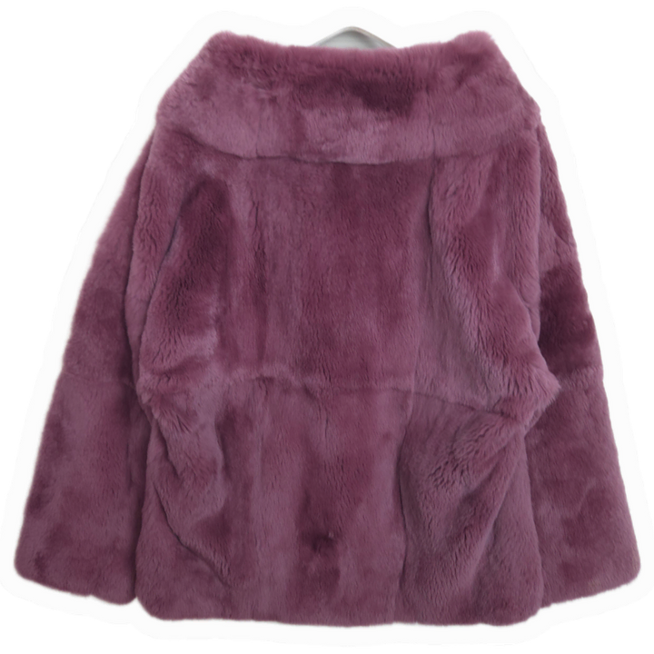 [BUNJANG] Jindo Cleve Full Skin Rabbit Fur Jacket (S-M) / 진도 끌레베 풀스킨 토끼털 자켓 S-M