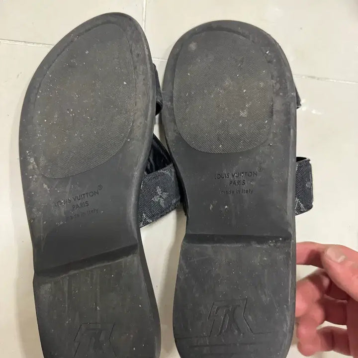 [BUNJANG] Louis Vuitton Denim Slippers / 루이비통 슬리퍼 단품