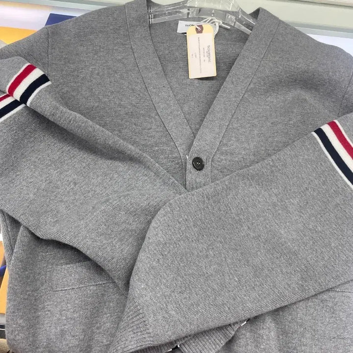 [BUNJANG] Thom Browne Gray Cardigan / 톰브라운 가디건 그레이