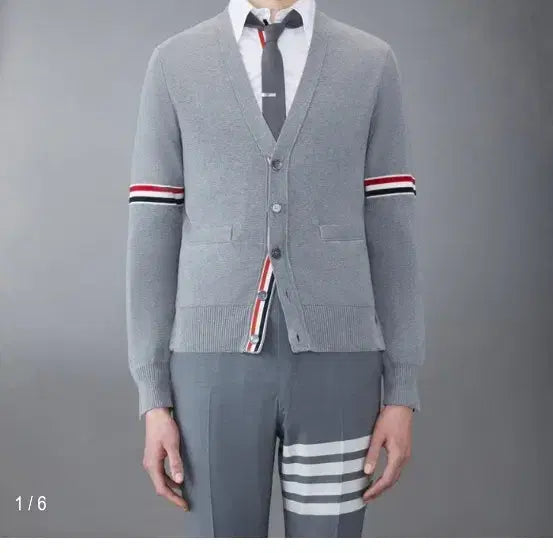 [BUNJANG] Thom Browne Gray Cardigan / 톰브라운 가디건 그레이