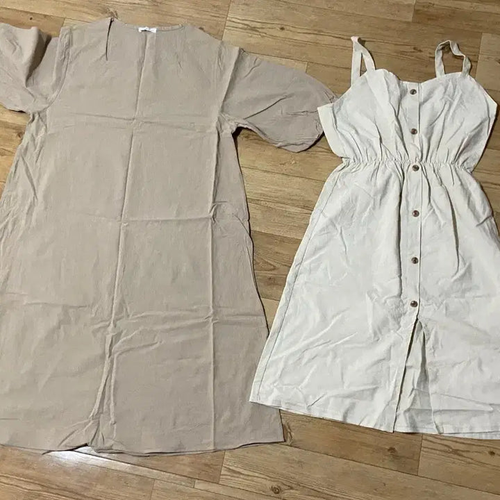 [BUNJANG] Ivory and Beige Dress Bundle / 원피스