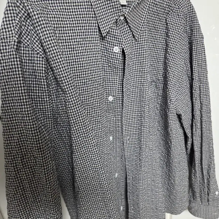 [BUNJANG] Shirter Editor Gingham Blue Shirt / 셔터 에디터셔츠 L