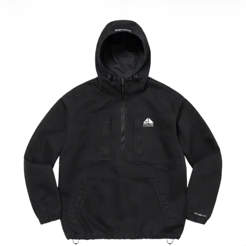 [BUNJANG] Supreme Nike ACG Denim Pullover Jacket / 슈프림 나이키 ACG 데님 풀오버 블랙 22FW