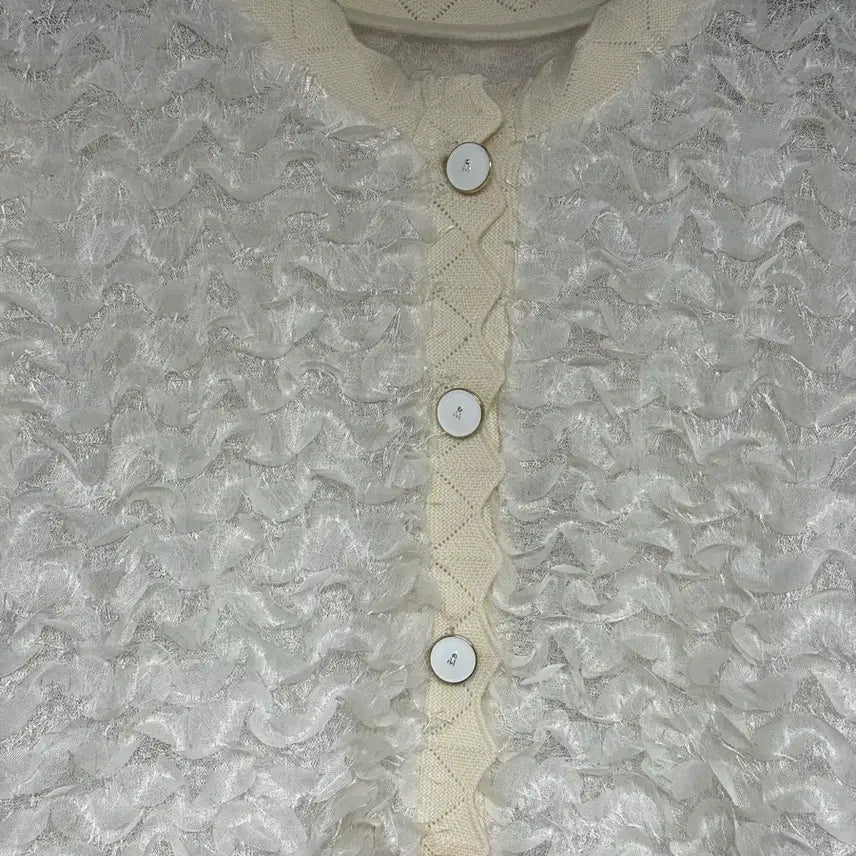 [BUNJANG] MIN 26SS Lace Texture Cardigan & Skirt Set / MIN* 26SS 스타일 레이스 텍스처 가디건&스커트 셋업