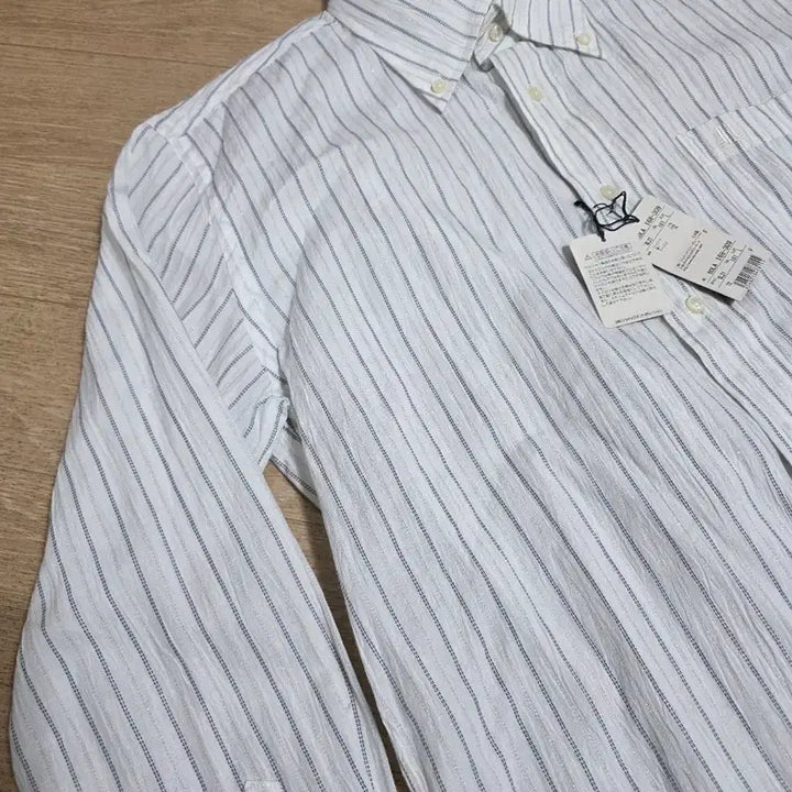 [BUNJANG] Lanvin Striped Button-Down Shirt / [새제품] 랑방 스트라이프 버튼다운 셔츠 L