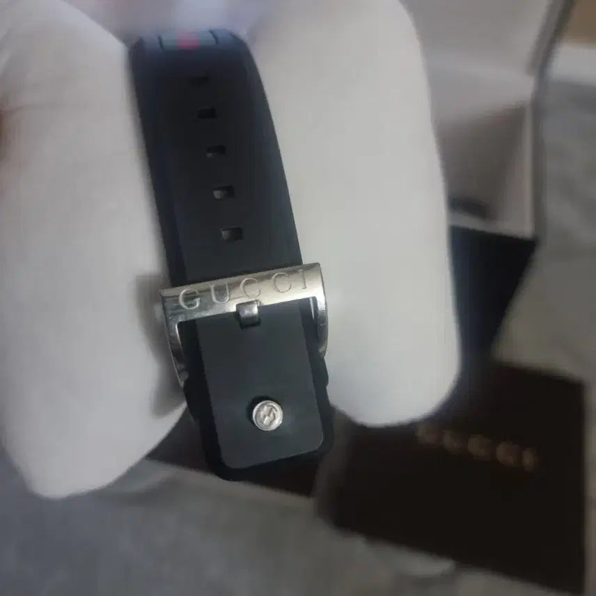 [BUNJANG] Gucci Black Full Package Watch / 구찌 시계 블랙 풀박스