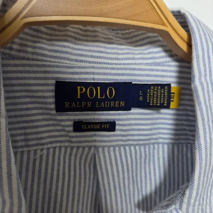 [BUNJANG] Polo Ralph Lauren Blue Stripe Classic Fit Shirt L / 폴로 블루스트라이프 클래식핏 L