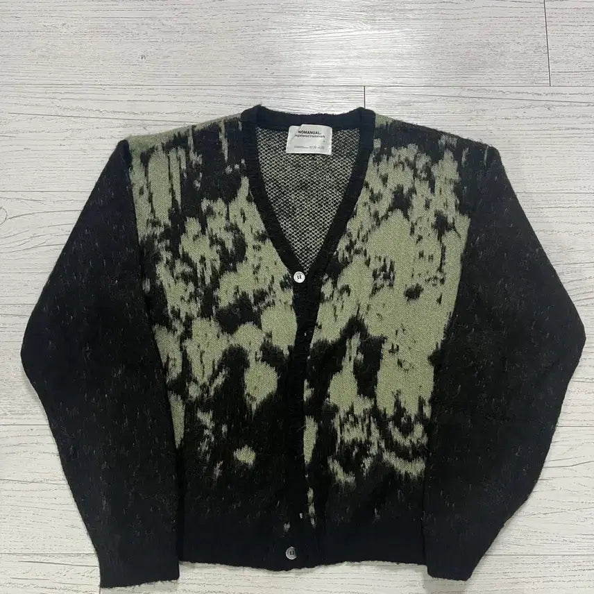 [BUNJANG] No-Manual PPS Hairly Cardigan / 노메뉴얼 PPS 헤어리 가디건 카키