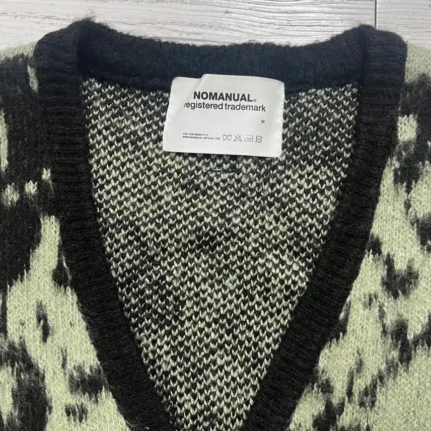 [BUNJANG] No-Manual PPS Hairly Cardigan / 노메뉴얼 PPS 헤어리 가디건 카키