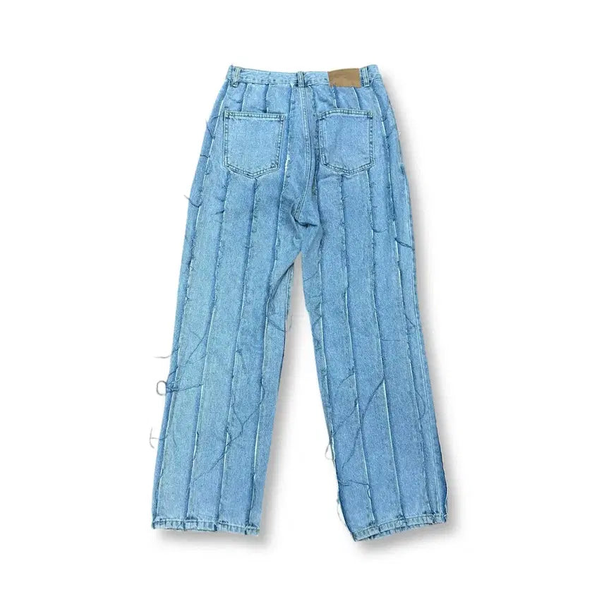[BUNJANG] Matinkim Patchwork Wide Denim Pants / 마뗑킴 패치워크 와이드 데님 팬츠