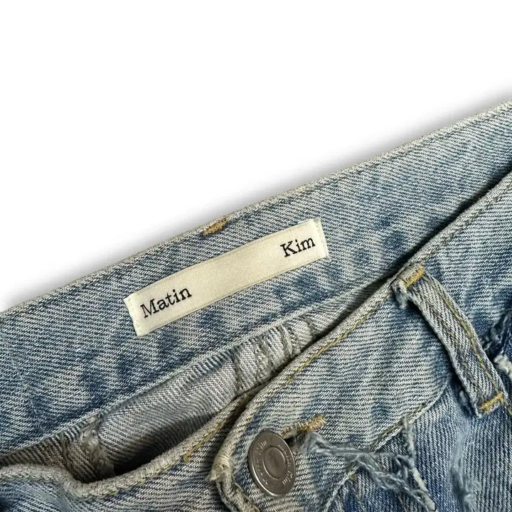 [BUNJANG] Matinkim Patchwork Wide Denim Pants / 마뗑킴 패치워크 와이드 데님 팬츠