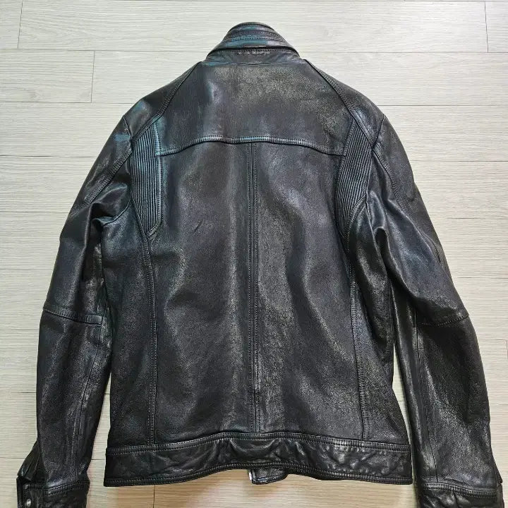 [BUNJANG] Vegetable Leather Jacket 95 (Sealed) / 앤드지 베지터블 양가죽 가죽자켓 95 (새제품)