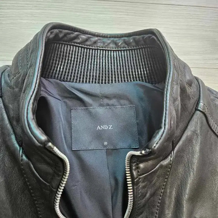 [BUNJANG] Vegetable Leather Jacket 95 (Sealed) / 앤드지 베지터블 양가죽 가죽자켓 95 (새제품)