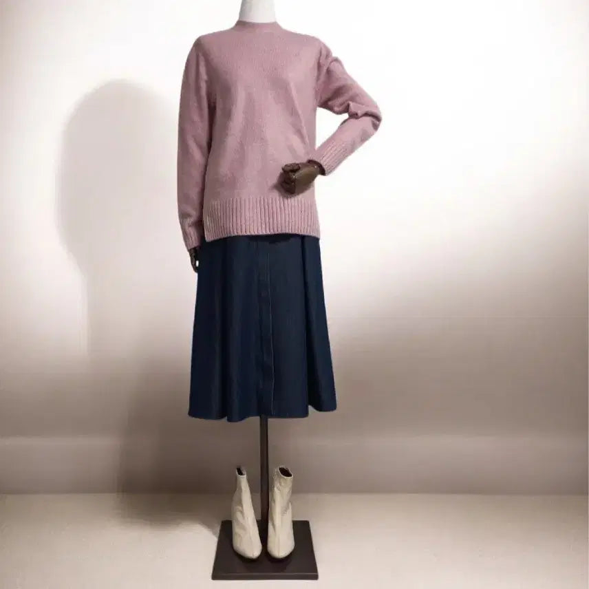 [BUNJANG] Morgan Pastel Pink Knit Sweater / 모르간 니트