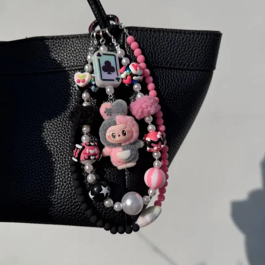 [BUNJANG] Blackpink Custom Handmade Bag Charm / 캐릭터 핸드메이드 가방 키링 악세사리 블랙핑크