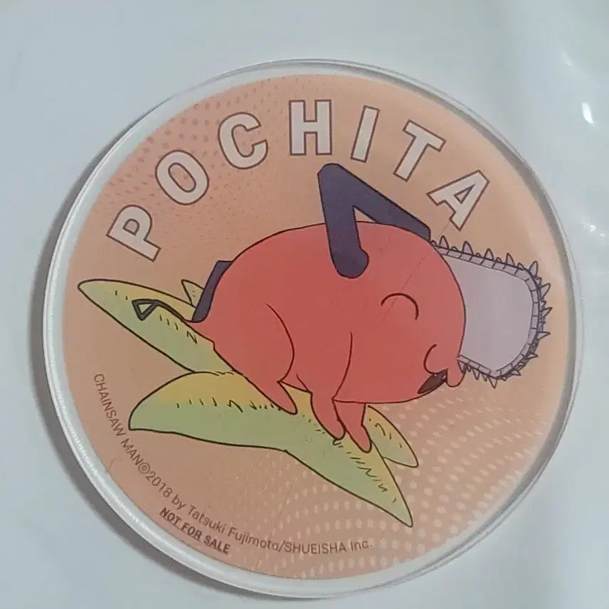 [BUNJANG] Chainsaw Man Pochita Acrylic Coaster POB / 미개봉) 체인소맨 포치타 아크릴 코스터 특전