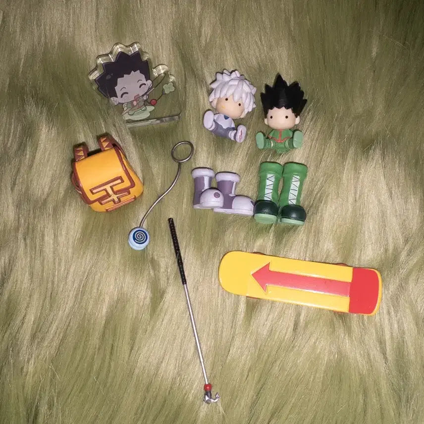 [BUNJANG] Hunter x Hunter Gon and Killua Re-ment Miniature Figures / 헌터헌터 곤 키르아 리멘트 소형재현모형 페타돌 피규어 미니어처 양도