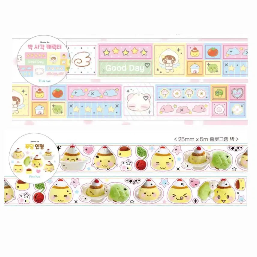 [BUNJANG] Pingru Square Character and Pudding Doll / [핑루] 박 사각 캐릭터 / 푸딩 인형 키스컷