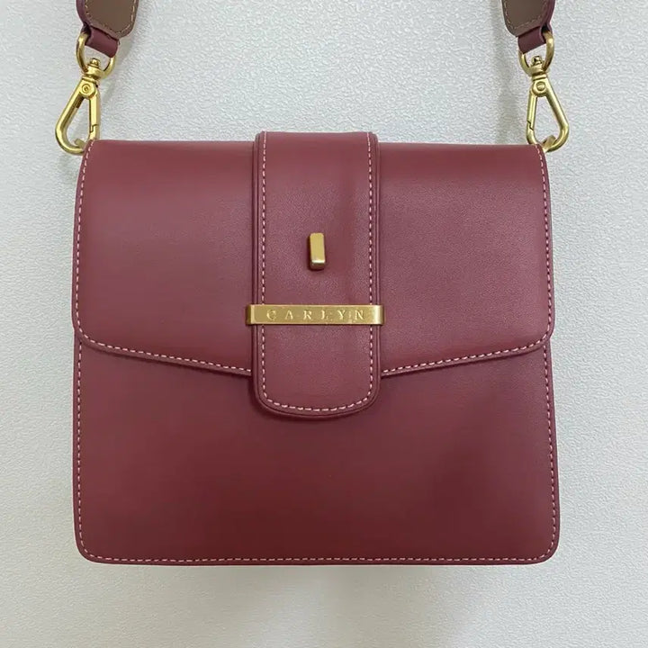 [BUNJANG] CARLYN New Hester Bag Rose Pink Crossbody / 칼린(CARLYN) 클래식한 소가죽 뉴헤스터백 로즈 핑크 크로스백