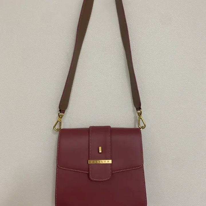 [BUNJANG] CARLYN New Hester Bag Rose Pink Crossbody / 칼린(CARLYN) 클래식한 소가죽 뉴헤스터백 로즈 핑크 크로스백